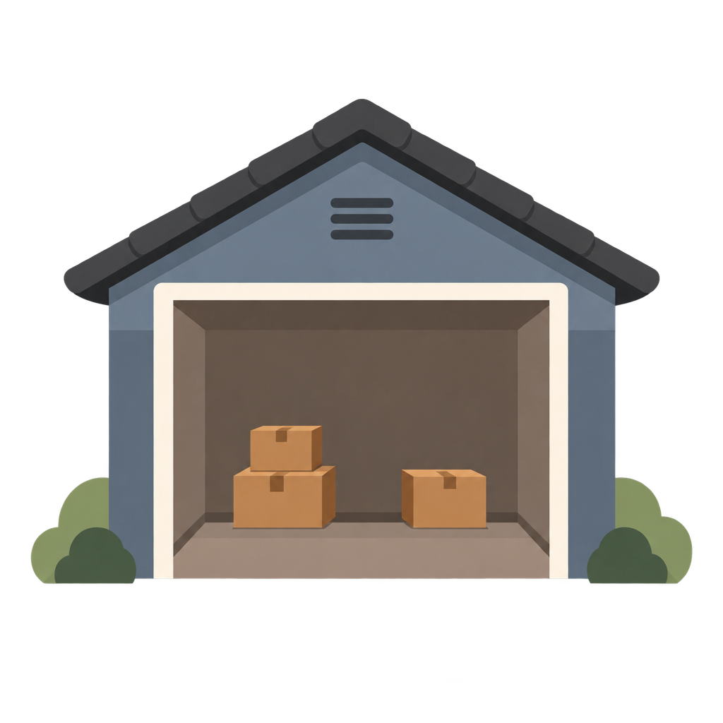 Garage open